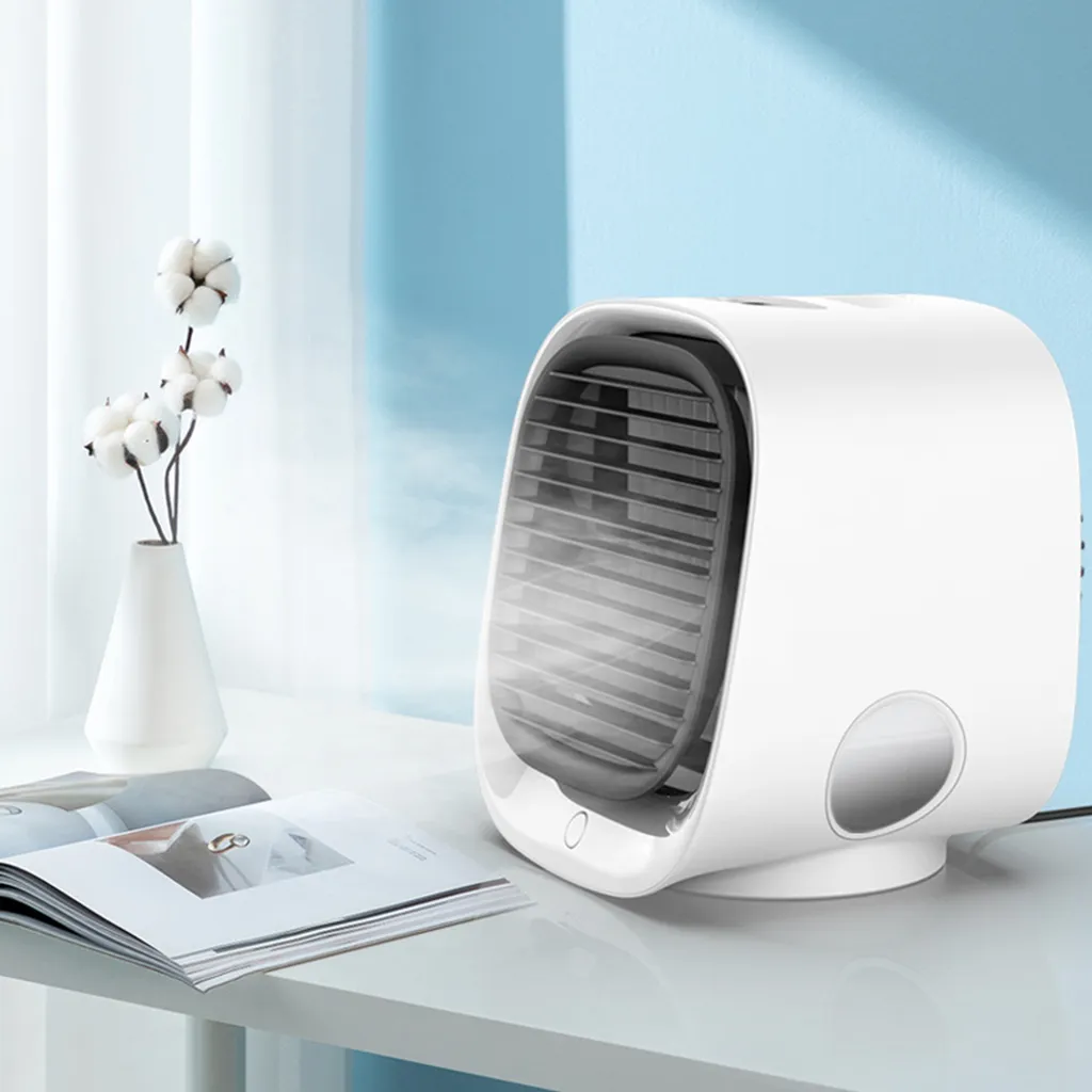 Mini Luftkühler, Tragber Mobile Klimageräte, 3 In 1 Mini Air Cooler, USB Ventilator, 3 Kühlstufen Mit LED Nachtlicht Für Zu Hause, Büro, Auto, Hotel, Garage, Camping 9 Mini Luftkühler, Tragber Mobile Klimageräte, 3 In 1 Mini Air Cooler, USB Ventilator, 3 Kühlstufen Mit LED Nachtlicht Für Zu Hause, Büro, Auto, Hotel, Garage, Camping – Bild 7