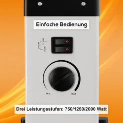 Tronitechnik KH-101 Heizgerät Konvektor Radiator Heizung Stufenlose Thermosteuerung (750W / 1.250W / 2.000W) 31 Tronitechnik KH-101 Heizgerät Konvektor Radiator Heizung Stufenlose Thermosteuerung (750W / 1.250W / 2.000W) -De'Longhi || Rowenta Verkaufsgeschäft e1c4b86c3fdcc8ba00c7315b9ad78537