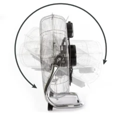 ProfiCare Ventilator PC-VL 3067 Windmaschine Im Retro-Design, Mit 3 Geschwindigkeiten, Stufenlos Neigbarer Ventilator-Kopf, Ø Ca. 50cm, Metall-chrom -De'Longhi || Rowenta Verkaufsgeschäft e384f890f782a22c5d2df03a4c8cc8f9