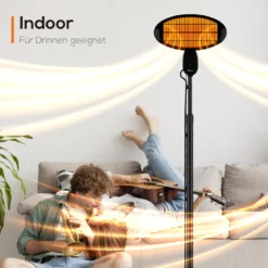 TroniTechnik Quartz-Heizstrahler Mit 3 Stufen, Verstellbarer Teleskopstange Und Kopf 27 TroniTechnik Quartz-Heizstrahler Mit 3 Stufen, Verstellbarer Teleskopstange Und Kopf -De'Longhi || Rowenta Verkaufsgeschäft e62b028e102e30d8da5e2dd736d8498a