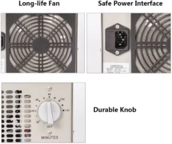 Ozongenerator Geruchskiller 3500mg/h Ozon Generator Luftreiniger Ozongerät Kommerzieller Für Zimmer, Rauch, Autos, Eigenartiger Geruch ，Schwarz -De'Longhi || Rowenta Verkaufsgeschäft ea0360c6c42d8b03d68c36aa2624473e