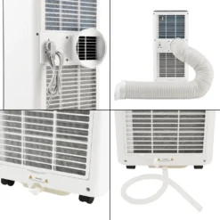 Mobiles Klimagerät Mit ökologischem Kühlmittel Klimaanlage 2600W 3-in-1 Luftkühler Ventilator Entfeuchter 9000 BTU Schwarz/Weiß -De'Longhi || Rowenta Verkaufsgeschäft ea265a38b94d24816972b482b23e2ac7