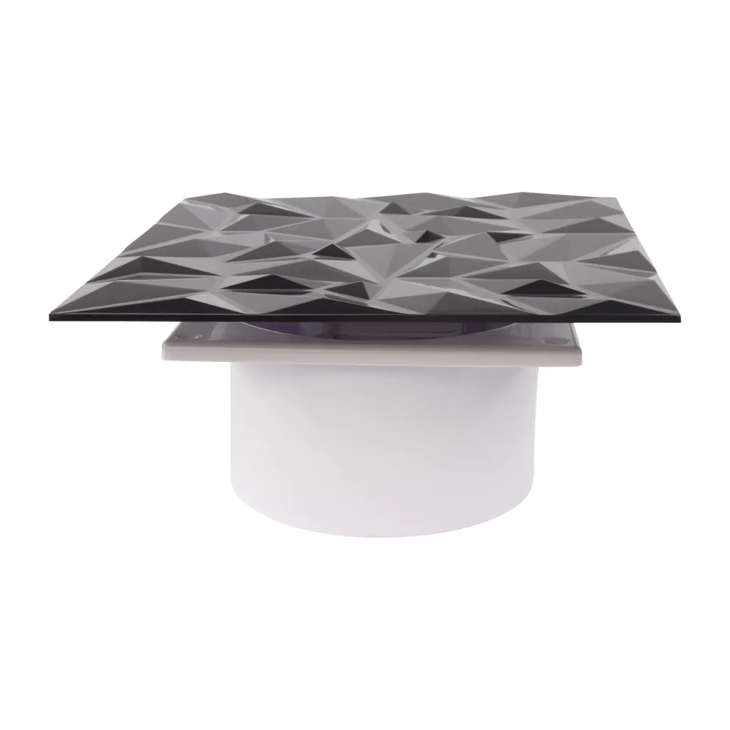 Badlüfter Wohnraumlüfter Badventilator Lüfter Bad Ventilator Badezimmer Wandlüfter Rückstauklappe Belüftung Abluft Zuluft Diamant Panel Anthrazit Ø 100 Mm Standard 8 Badlüfter Wohnraumlüfter Badventilator Lüfter Bad Ventilator Badezimmer Wandlüfter Rückstauklappe Belüftung Abluft Zuluft Diamant Panel Anthrazit Ø 100 Mm Standard – Bild 6