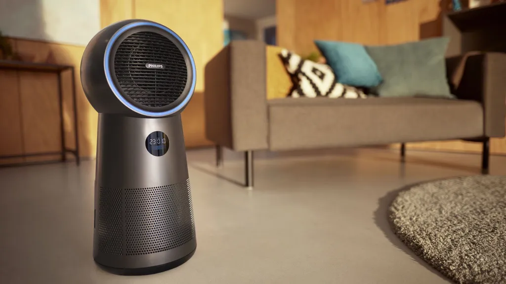 Philips Luftreiniger 3 In 1 AMF220/15 Lüfter 7,5-15-25; Heizung 1250-1500-2200 W, Geeignet Für Räume Bis 42 M², Schwarz 18 Philips Luftreiniger 3 In 1 AMF220/15 Lüfter 7,5-15-25; Heizung 1250-1500-2200 W, Geeignet Für Räume Bis 42 M², Schwarz – Bild 16