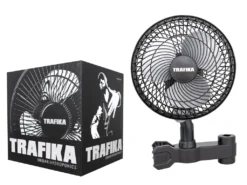 TRAFIKA CLIPFAN OSZILLIEREND / Ventilator 20W 25CM / 2 Geschwindigkeiten / Exklusive Klammer Für Stangen In Anbauschränken / 100% Kupfer ENERGIESPAREND