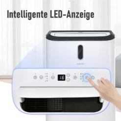 Merax 4in1 Mobile Klimagerät 12000 BTU Klimaanlage Mit Fernbedienung Und APP-Steuerung (WiFi), Klimaanlage Mit Ventilationsfunktion + Kühlen + 24h-Timer Für Räume Bis 100 M³[EEK A] -De'Longhi || Rowenta Verkaufsgeschäft ee10abbcd65f850e5649dceb041a845d