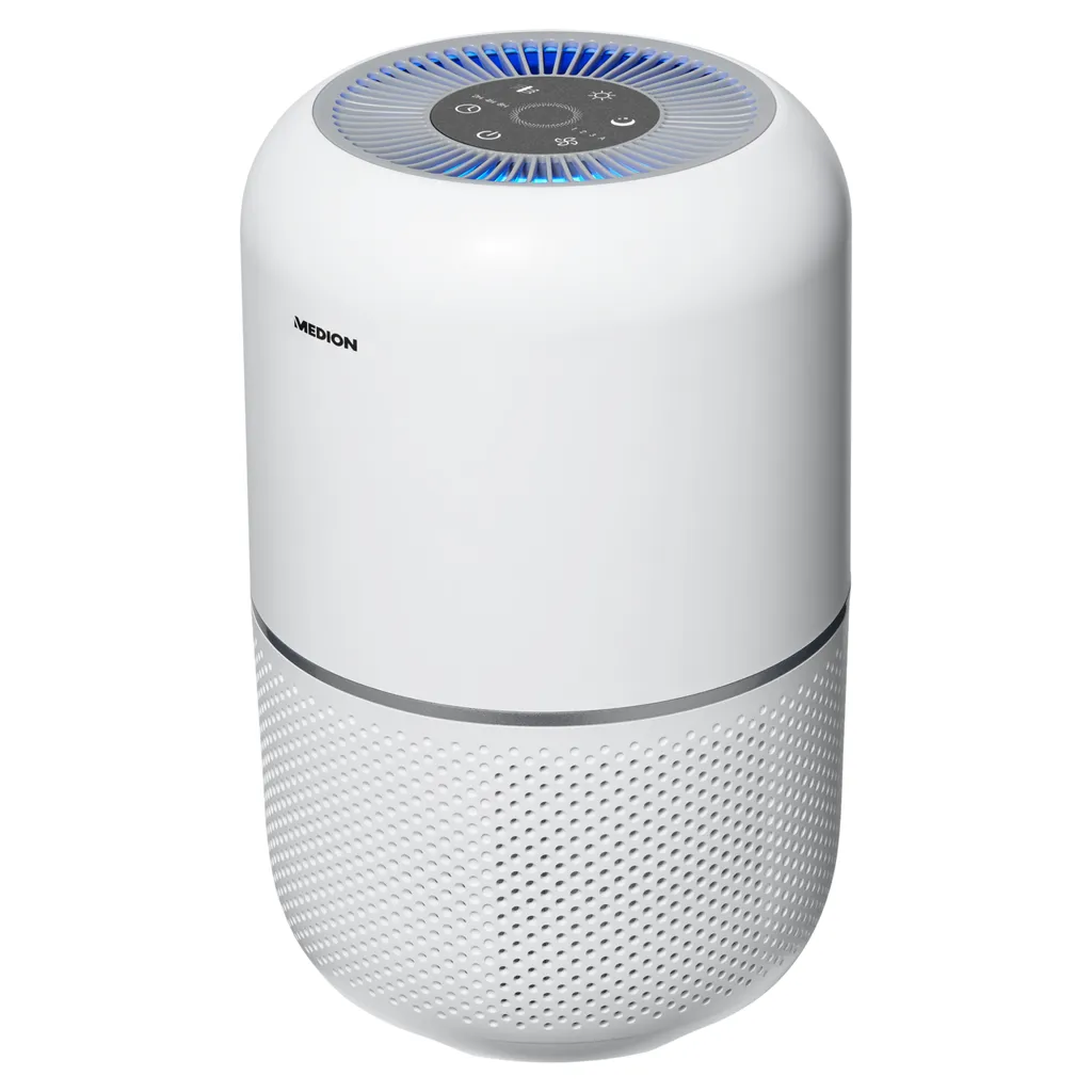 MEDION Luftreiniger Mit HEPA-Filter (H13) (reduziert Verunreinigungen Aerosole Pollen Staub Tierhaare, Bis Zu 34 M², Timer- Und Schlaffunktion, Luftqualitätsanzeige, Touch, 35 Watt, MD 19778) 3 MEDION Luftreiniger Mit HEPA-Filter (H13) (reduziert Verunreinigungen Aerosole Pollen Staub Tierhaare, Bis Zu 34 M², Timer- Und Schlaffunktion, Luftqualitätsanzeige, Touch, 35 Watt, MD 19778)