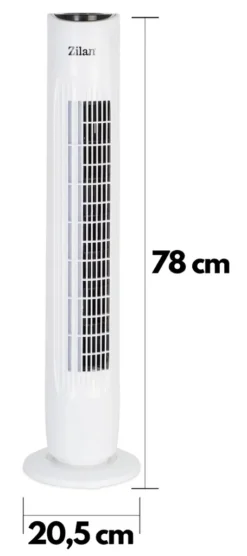 Zilan Turmventilator | 3 Stufen | 2 Modi | 7,5h Timer | Fernbedienung | Oszillierend | -De'Longhi || Rowenta Verkaufsgeschäft f0723ba82897a6a22c2ec9a475585076