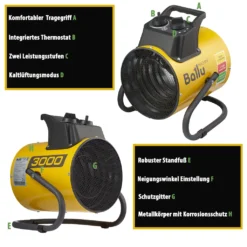 Ballu Elektro-Heizlüfter PE2-3 / 3000Watt Elektroheizer Elektroheizung 12 Ballu Elektro-Heizlüfter PE2-3 / 3000Watt Elektroheizer Elektroheizung -De'Longhi || Rowenta Verkaufsgeschäft f14b457750a0fc62a1e1c37bd70dfefc