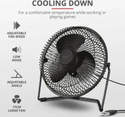 Trust Blaze USB-Kühllüfter, Einstellbare Geschwindigkeit, 120 Cm Kabel - Schwarz 14 Trust Blaze USB-Kühllüfter, Einstellbare Geschwindigkeit, 120 Cm Kabel - Schwarz -De'Longhi || Rowenta Verkaufsgeschäft f1738db32eb12ef7f85058c5420d633d