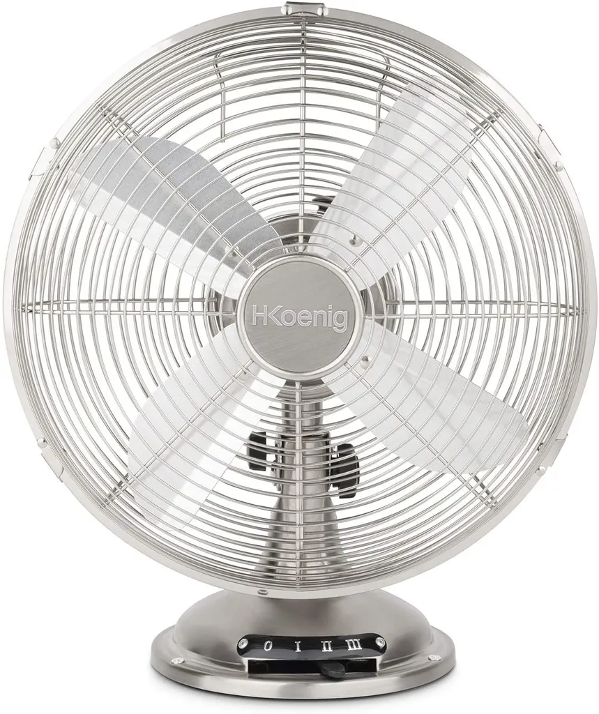 H.Koenig Elektrischer Tischventilator JOE48 30cm Durchmesser 7 H.Koenig Elektrischer Tischventilator JOE48 30cm Durchmesser – Bild 5