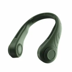 Tragbarer Mini Fan Nackenbügel Klingenloser Hängender Halsventilator Lazy Neck Hanging Cooler USB Wiederaufladbar USB, Grün -De'Longhi || Rowenta Verkaufsgeschäft f5f54f8def94e2e08cb95949797fb258