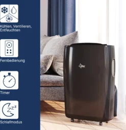 SUNTEC Mobiles Lokales Klimagerät Progress 9.000 R290 | Für Räume Bis 80m3 (34 M2) | Inkl. Abluftschlauch | Kühler Und Entfeuchter Mit ökologischem Kühlmittel R290 | 9.000 BTU/h, EEK A -De'Longhi || Rowenta Verkaufsgeschäft f7b35b957a8b3863b3705d803ee30b3a