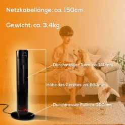 Tronitechnik PTC Turmheizer Keramikheizer 2000 Watt Heizlüfter Elektro Kamin Elektrischer Heizung Kaminfeuer Effekt Kaminofen 31 Tronitechnik PTC Turmheizer Keramikheizer 2000 Watt Heizlüfter Elektro Kamin Elektrischer Heizung Kaminfeuer Effekt Kaminofen -De'Longhi || Rowenta Verkaufsgeschäft f818fd19c0741179601dcba3c6968610