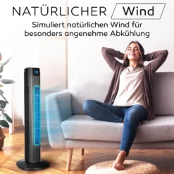 Turmventilator Mit Fernbedienung Leise 80 Cm Ventilator Timer Säulenventilator -De'Longhi || Rowenta Verkaufsgeschäft fb384003458148d58e9272abddb9d070