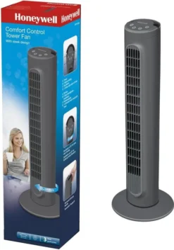 Honeywell HYF1101E4 Comfort Control Turmventilator, 55°-Oszillation, Timer, 3 Stufen, 36 Watt, Anthrazit 16 Honeywell HYF1101E4 Comfort Control Turmventilator, 55°-Oszillation, Timer, 3 Stufen, 36 Watt, Anthrazit -De'Longhi || Rowenta Verkaufsgeschäft fbcf62020444e1820791a4670e9866a4