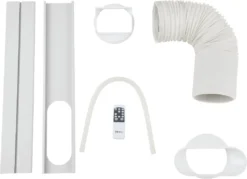 Mobiles Klimagerät Mit ökologischem Kühlmittel Klimaanlage 2600W 3-in-1 Luftkühler Ventilator Entfeuchter 9000 BTU Schwarz/Weiß -De'Longhi || Rowenta Verkaufsgeschäft fbdee0898d850e7fd14f0c3635970b5d