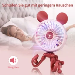 CMYBABEE Tragbare Fan Octopus Ventilator Mit Teleskop Stativ 3-Speed Einstellung Mit Nachtlicht Usb-Lade Geeignet Für Kinderwagen/Camping/Auto Sitz [2022 Neu] -De'Longhi || Rowenta Verkaufsgeschäft fc7347887a1ac89a337dc8ddbb98a3b6