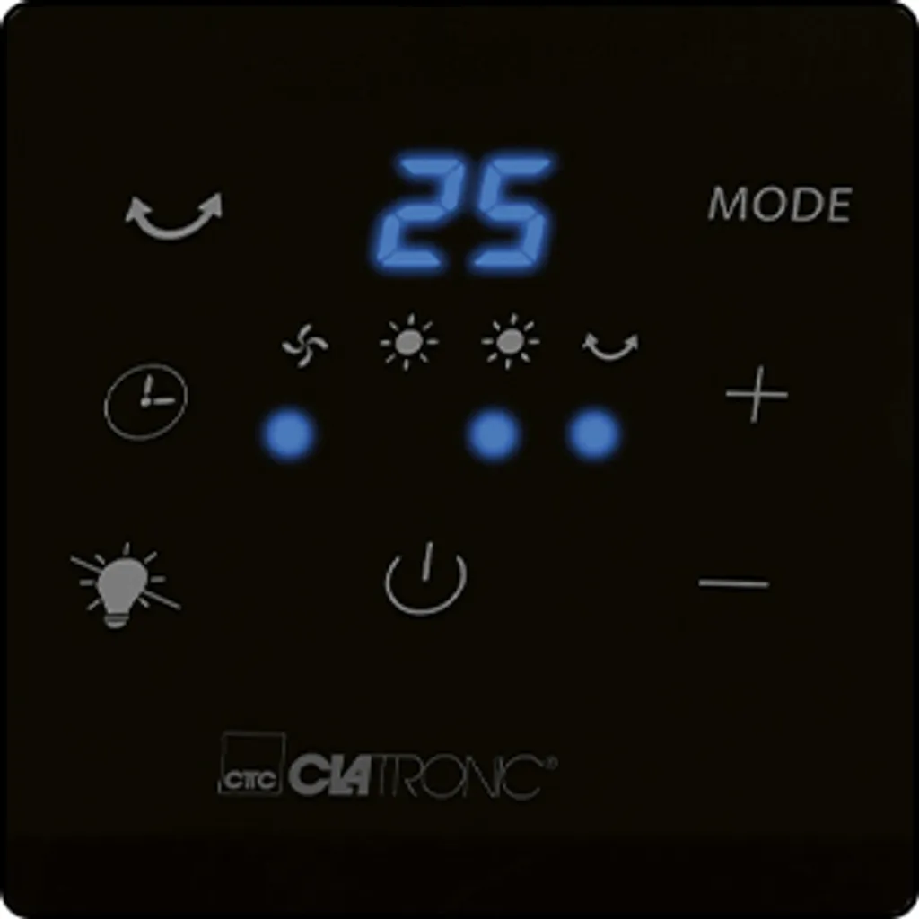 Clatronic Keramik-Heizlüfter HL 3763 Mit Sensor Touch-Bedienfeld 2.000 Watt 6 Clatronic Keramik-Heizlüfter HL 3763 Mit Sensor Touch-Bedienfeld 2.000 Watt – Bild 4